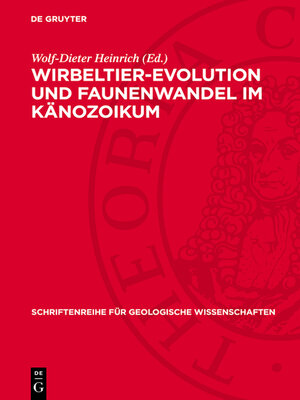 cover image of Wirbeltier-Evolution und Faunenwandel ım Känozoikum